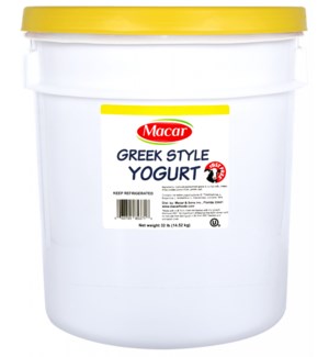Macar Greek Yogurt 32 lb