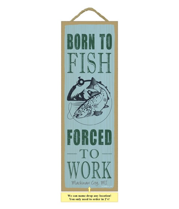Born to fish, forced to work (fish image)