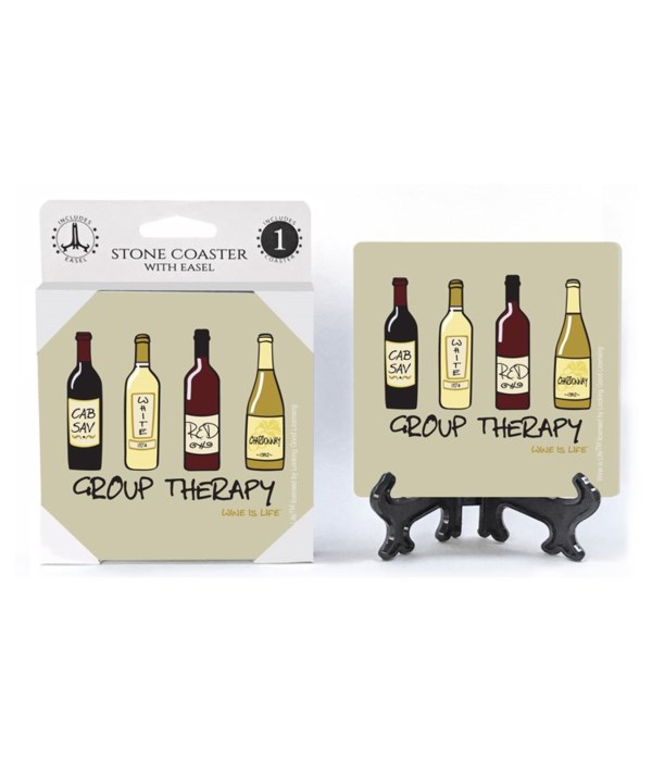 Group therapy - 4 different wine bottle