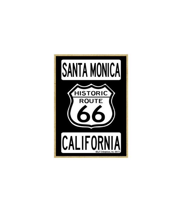 Route 66 - Santa Monica, California Magn