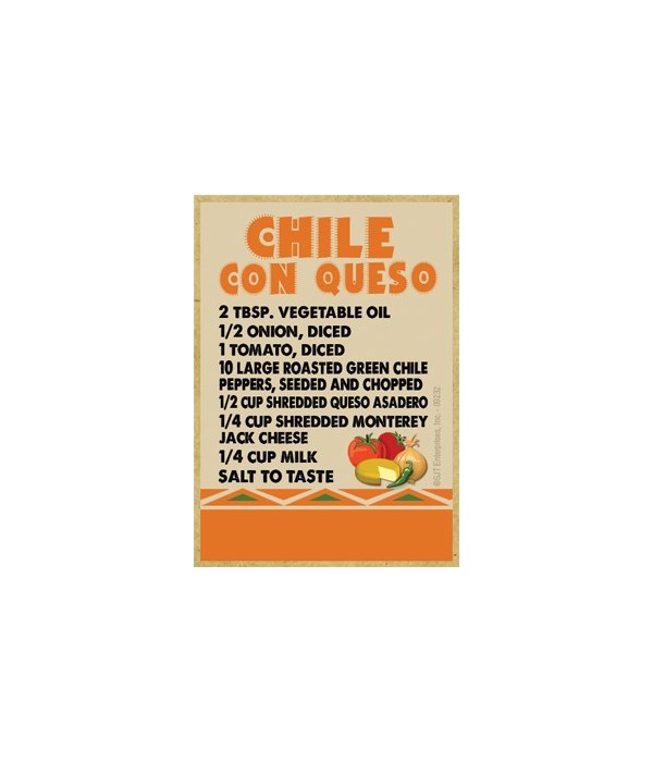 Southwest Recipe - Chile Con Queso - ora