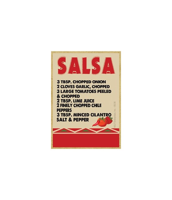 Southwest Recipe - Salsa - red and green
