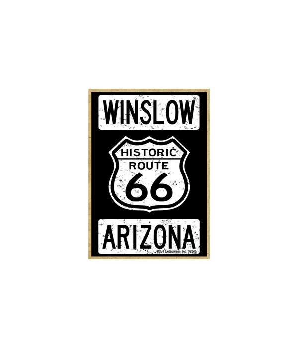 Historic Route 66 - Winslow, Arizona - W