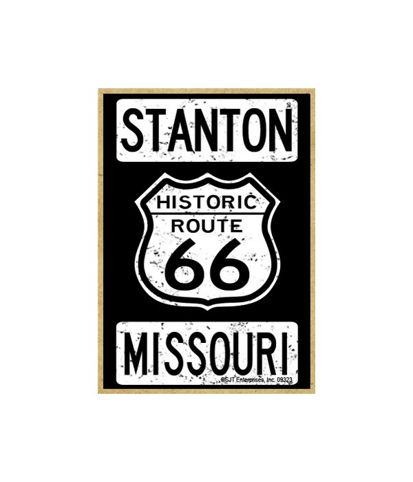 Route 66 - Stanton, Missouri Magnet