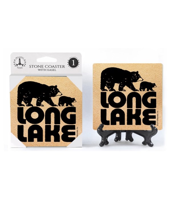Long Lake - Bear and cub Coaster Bulk