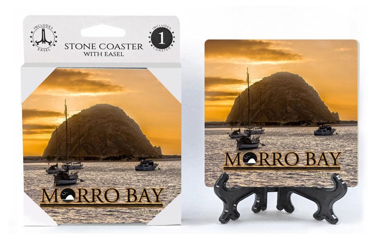 Morro Bay Morro Rock At Sunset At High Ca Creemers