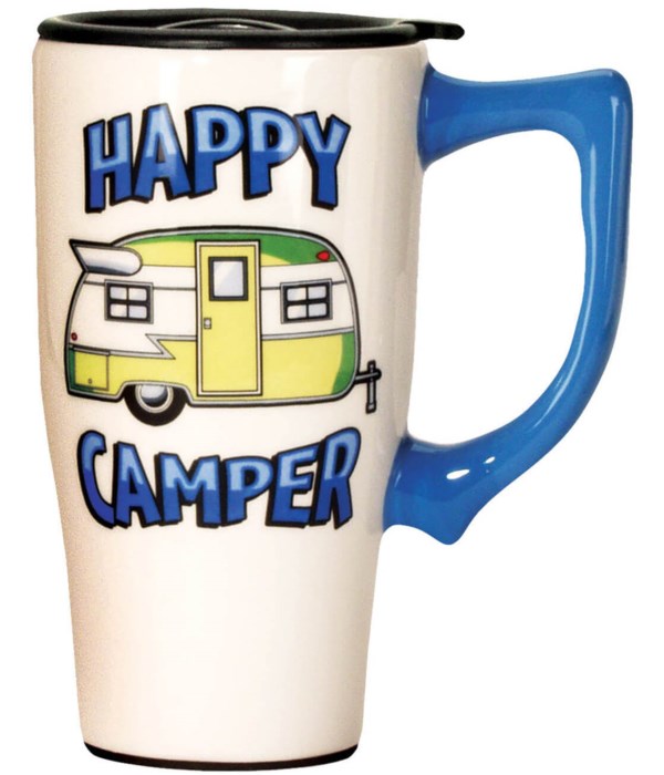 HAPPY CAMPER TRAVEL MUG