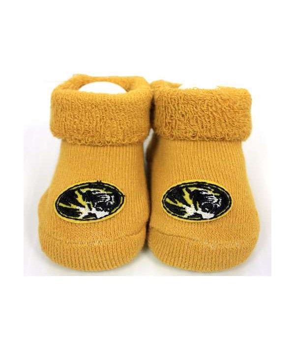 U-MO Infant Booties Yellow
