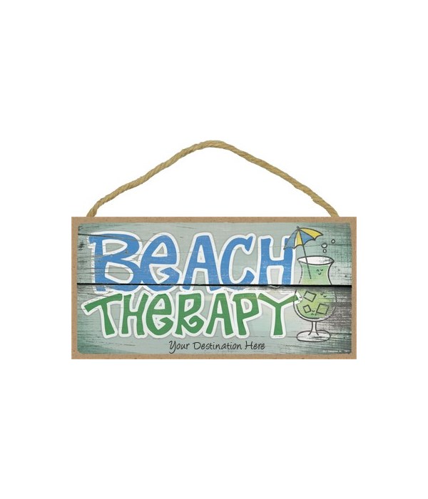 Beach Therapy - green cocktail 5x10