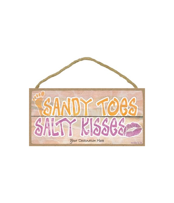 Sandy toes and salty kisses - foot print