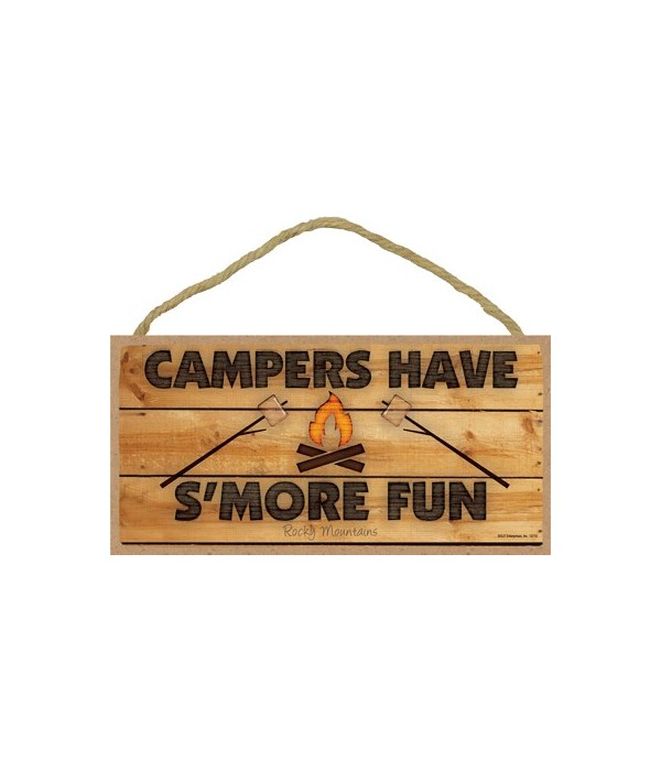 Campers have S'more fun - campfire w/ma