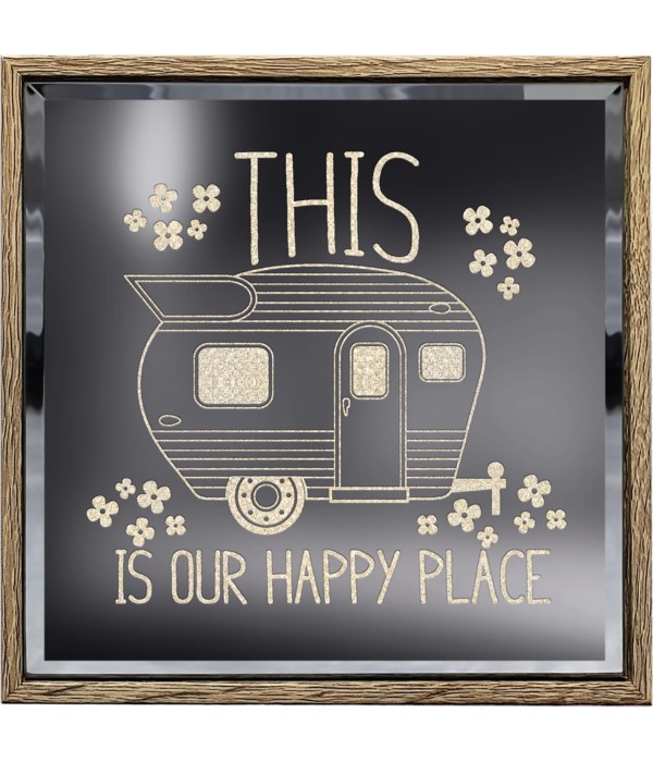 OUR HAPPY PLACE LIGHTED SIGN