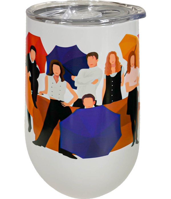 FRIENDS STAINLESS WINE TUMBLER