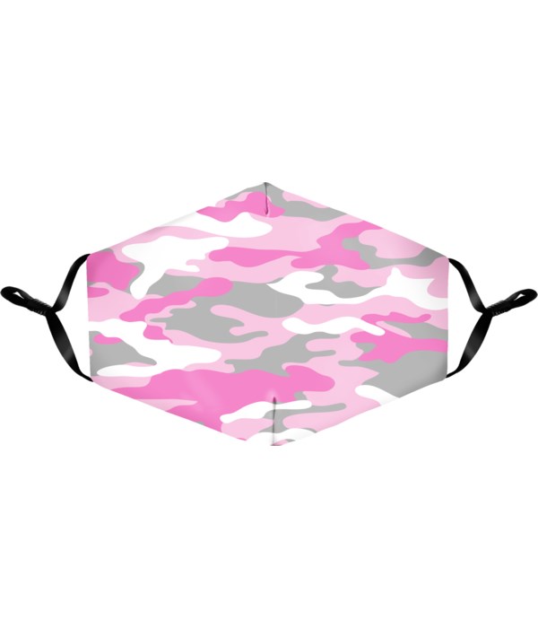 PINK CAMO YOUTH MASK