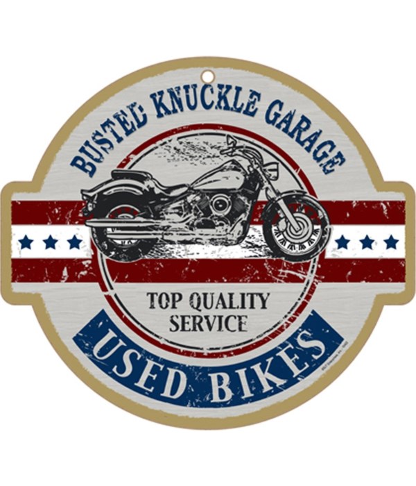 Busted Knuckle Used bikes 10" sign