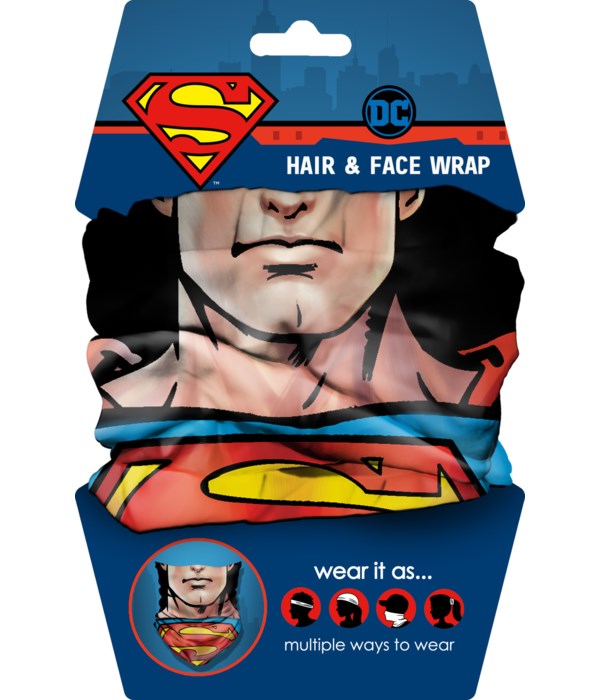 SUPERMAN HAIR/FACE WRAP
