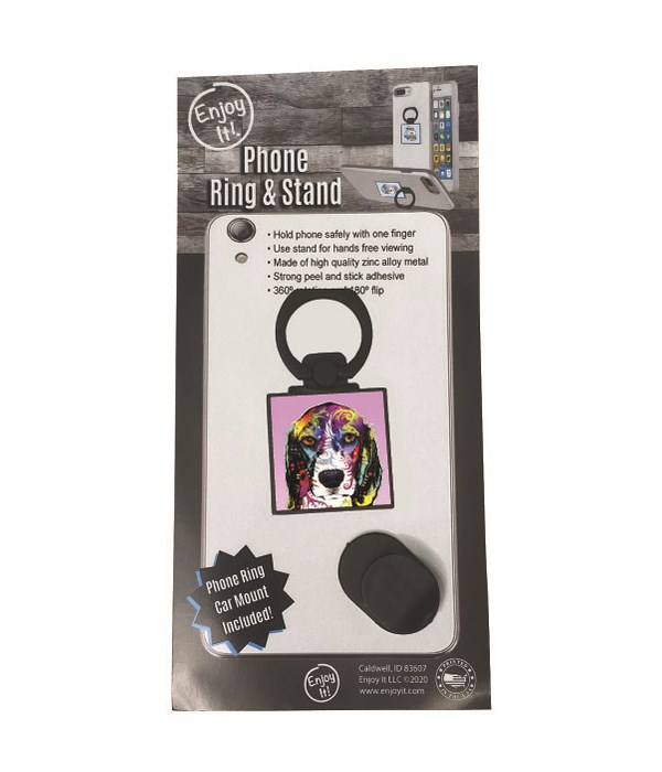 Beagle Phone Ring & Stand
