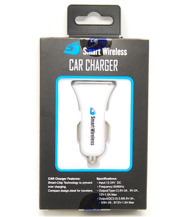 Type C & USB Port Car Charger