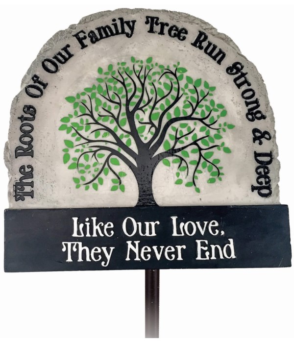 FAMILY TREE GARDEN STAKE