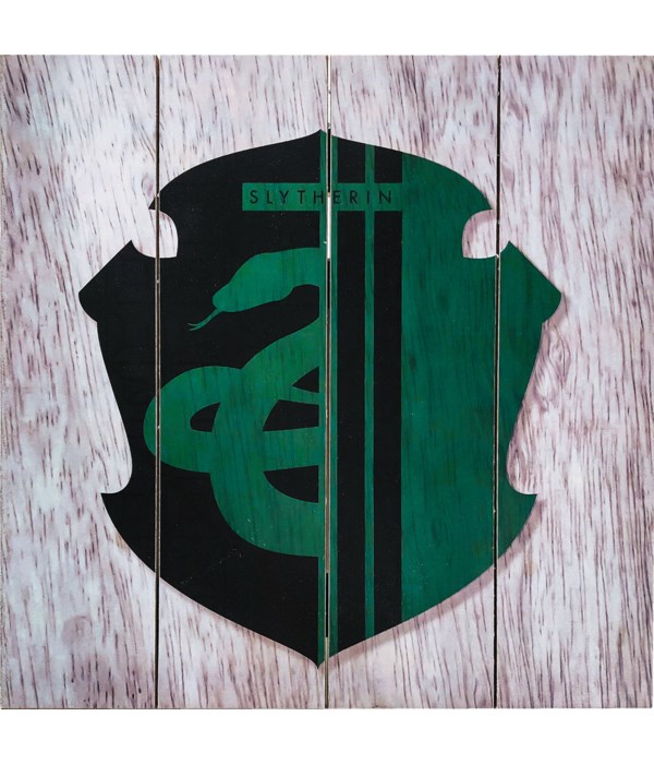 SLYTHERIN WOOD SIGN