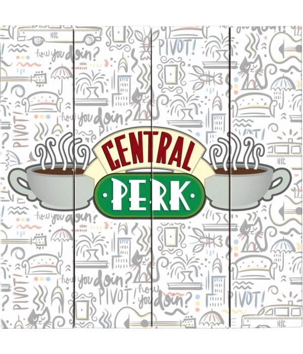 CENTRAL PERK WOOD SIGN