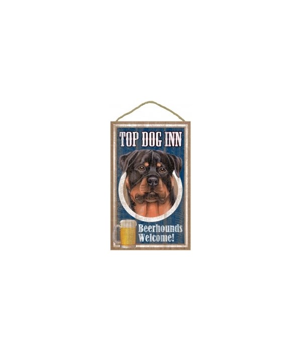 Top Dog Beerhound 10x16 Rottweiler