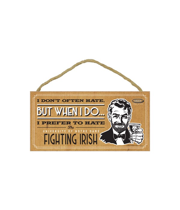 I prefer to hate ND Fighting Irish