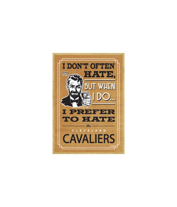 I prefer to hate Cleveland Cavaliers