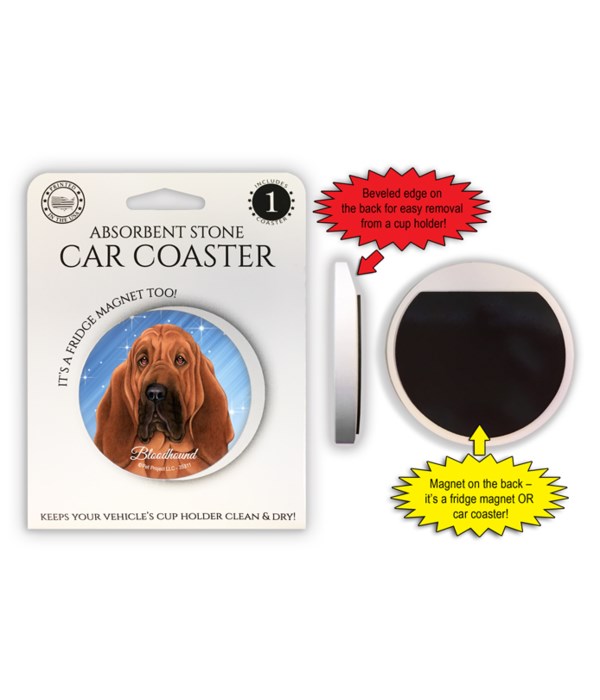 Bloodhound Magnet coaster