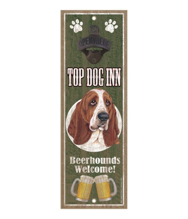 Top Dog Inn Beerhounds Welcome! Basset H