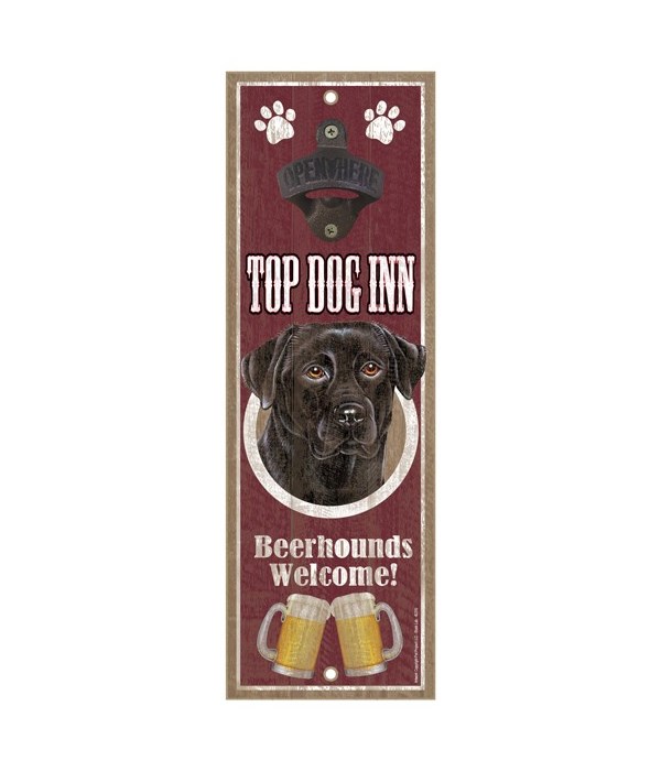 Top Dog Inn Beerhounds Welcome! Black La
