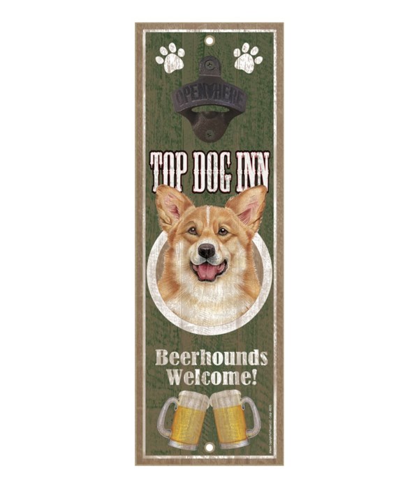 Top Dog Inn Beerhounds Welcome! Corgi