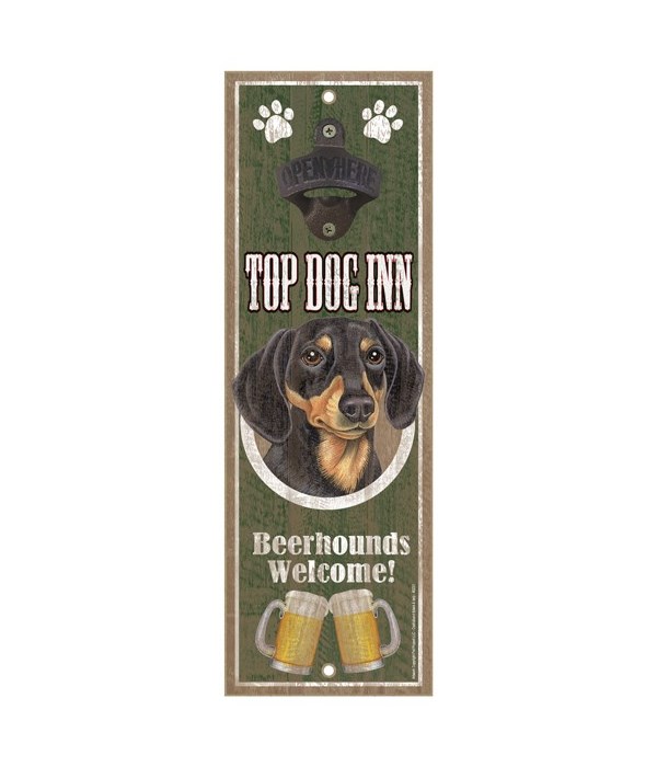 Top Dog Inn Beerhounds Welcome! Dachshun