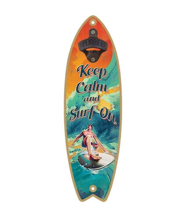 Keep Clam Surf On Surfboard