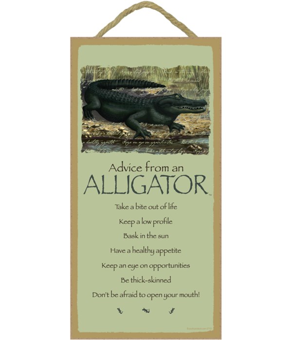 Advice from an Alligator 5x10