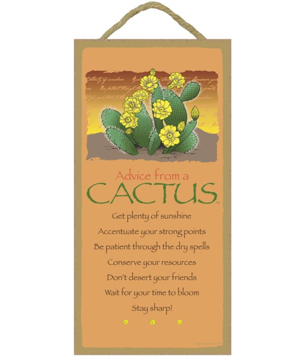 Advice from a Cactus 5x10