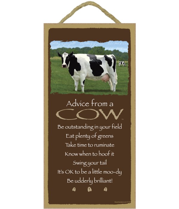 Advice from a Cow 5x10