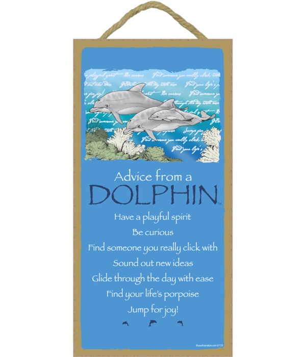 Advice from a Dolphin 5x10