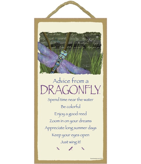 Advice from a Dragonfly 5x10