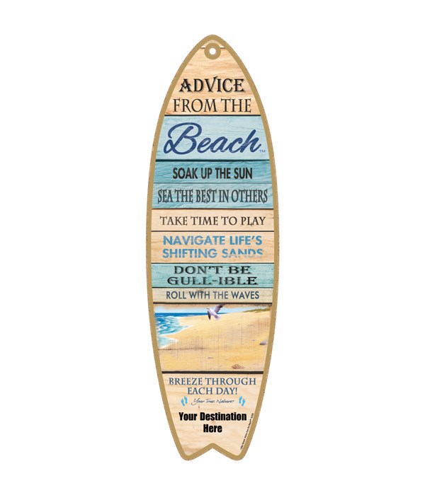 Advice from the Beach - Plank