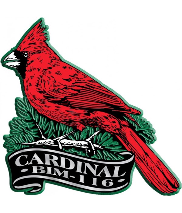 Banner cardinal imprint magnet