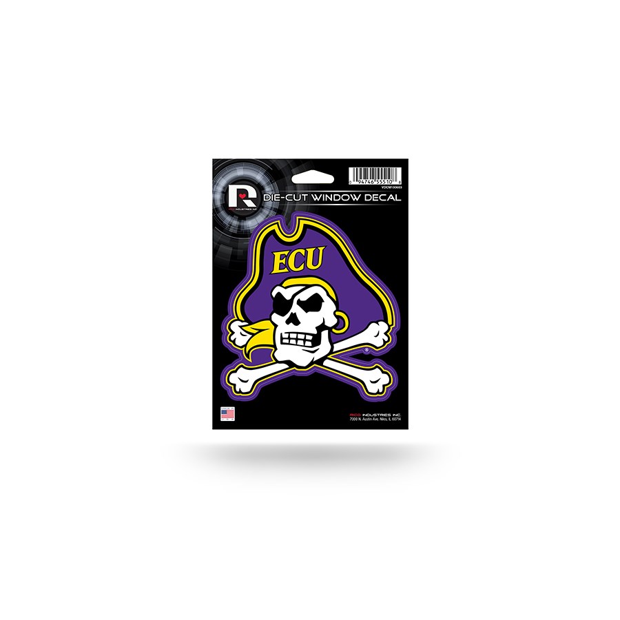 Die Cut Decal Ecu Pirates East Carolina Pirates Creemers Enterprise Llc