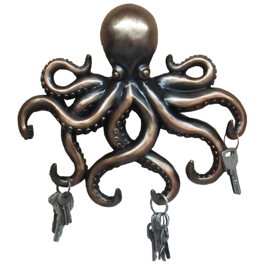 11" Octopus Key Holder 8PC waterlife Creemers Enterprise LLC