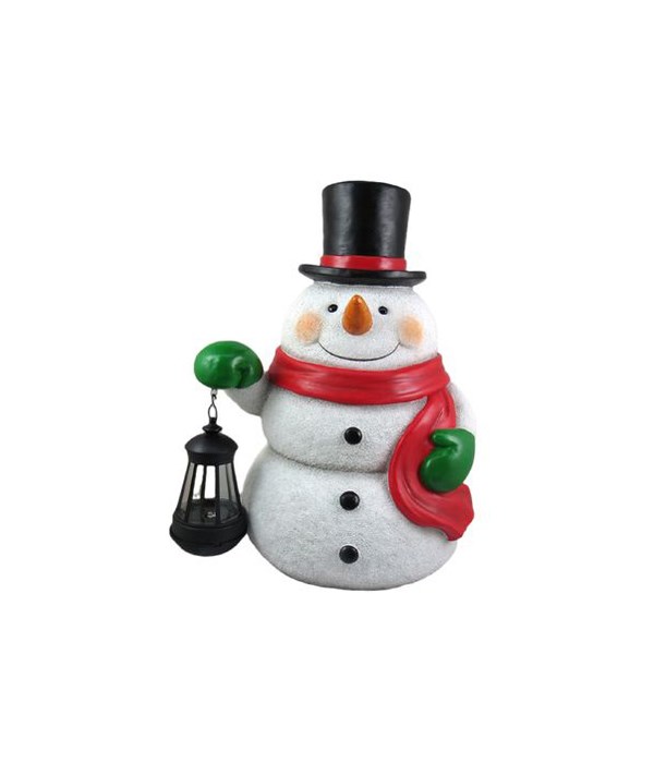 15"Jolly Jingle Glow (Snowman Lantern)