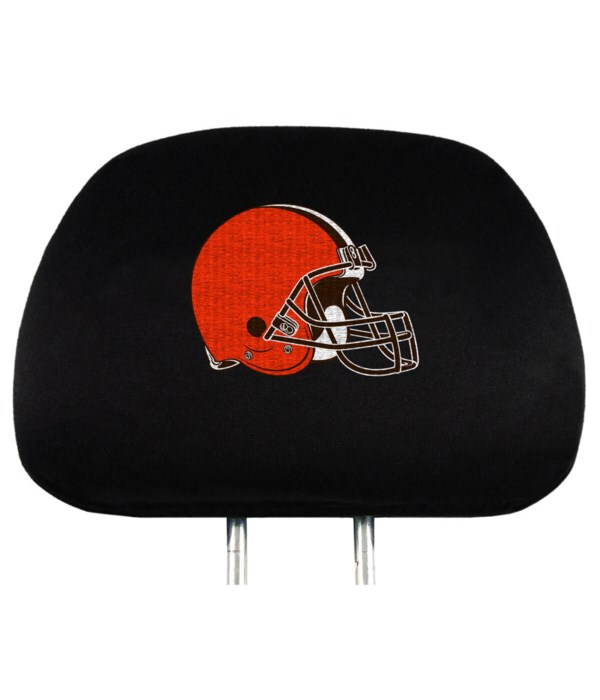 HEAD REST COVER - CLEV BROWNS