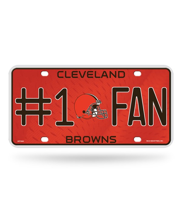 CLEV BROWNS LICENSE PLATE