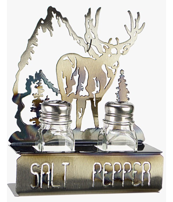 Deer with Rocks Salt and Pepper set