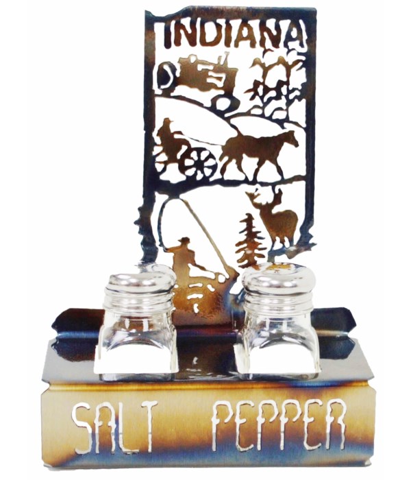 Indiana Map Salt and Pepper set