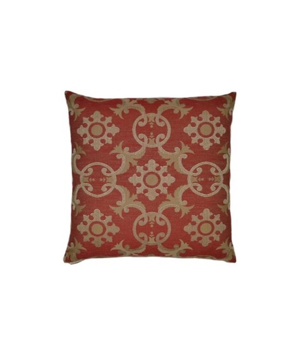 Biblos Square Red Pillow