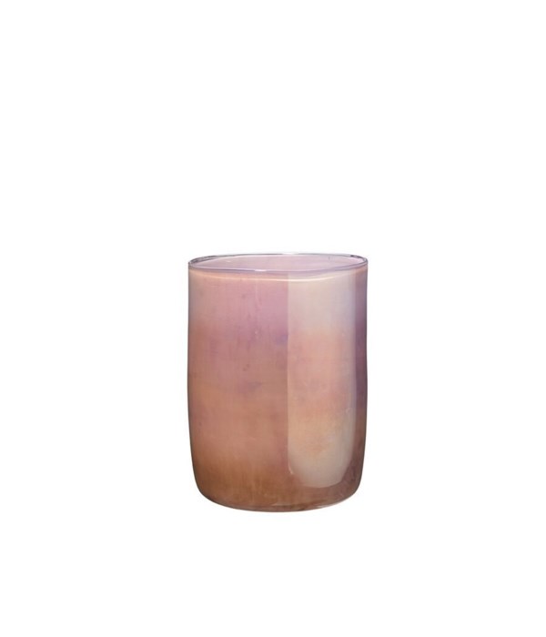 Medium Vapor Vase Metallic Lavender